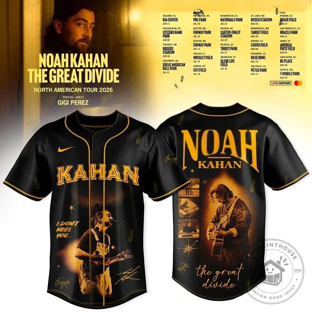 Limited Edition Noah Kahan Tour 2026 Special Jersey
