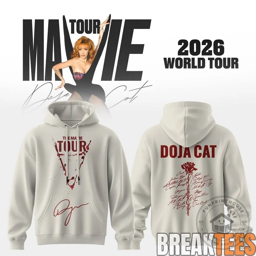 Doja Cat Ma Vie World Tour 2026 Concert Fan Hoodie 1 Doja Cat Ma Vie World Tour 2026 Concert Fan Hoodie
