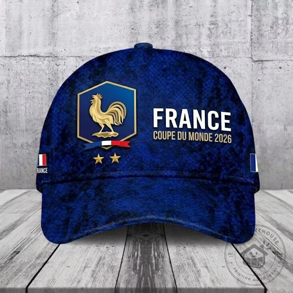 France Football Coupe Du Monde 2026 World Cup Blue Baseball Cap Hat