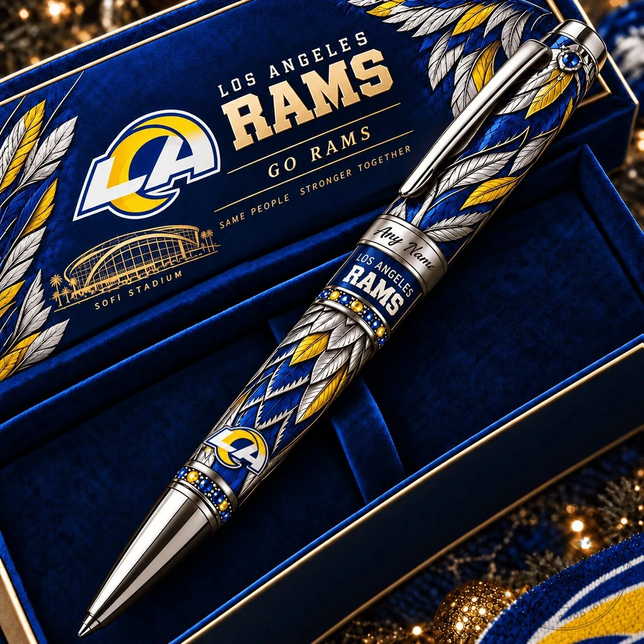 Los Angeles Rams NFL Football Team Logo Ballpoint Pen 3 Los Angeles Rams NFL Football Team Logo Ballpoint Pen