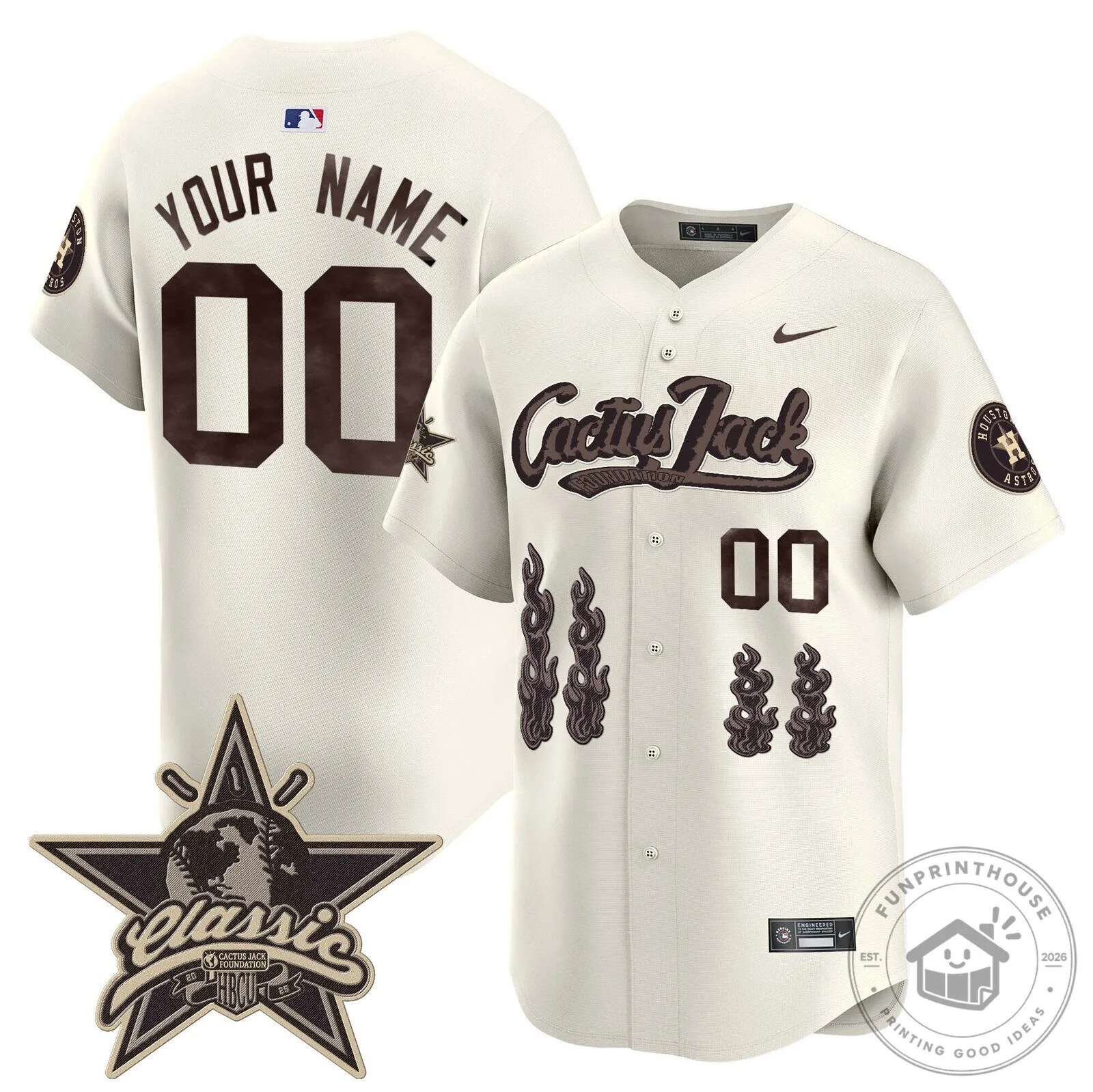 Houston Astros Cactus Jack Baseball Jersey