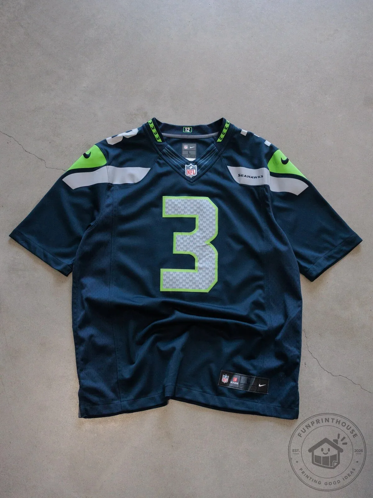 Seattle Seahawks Russell Wilson NFL Football Jersey Number 3 5 Seattle Seahawks Russell Wilson NFL Football Jersey Number 3