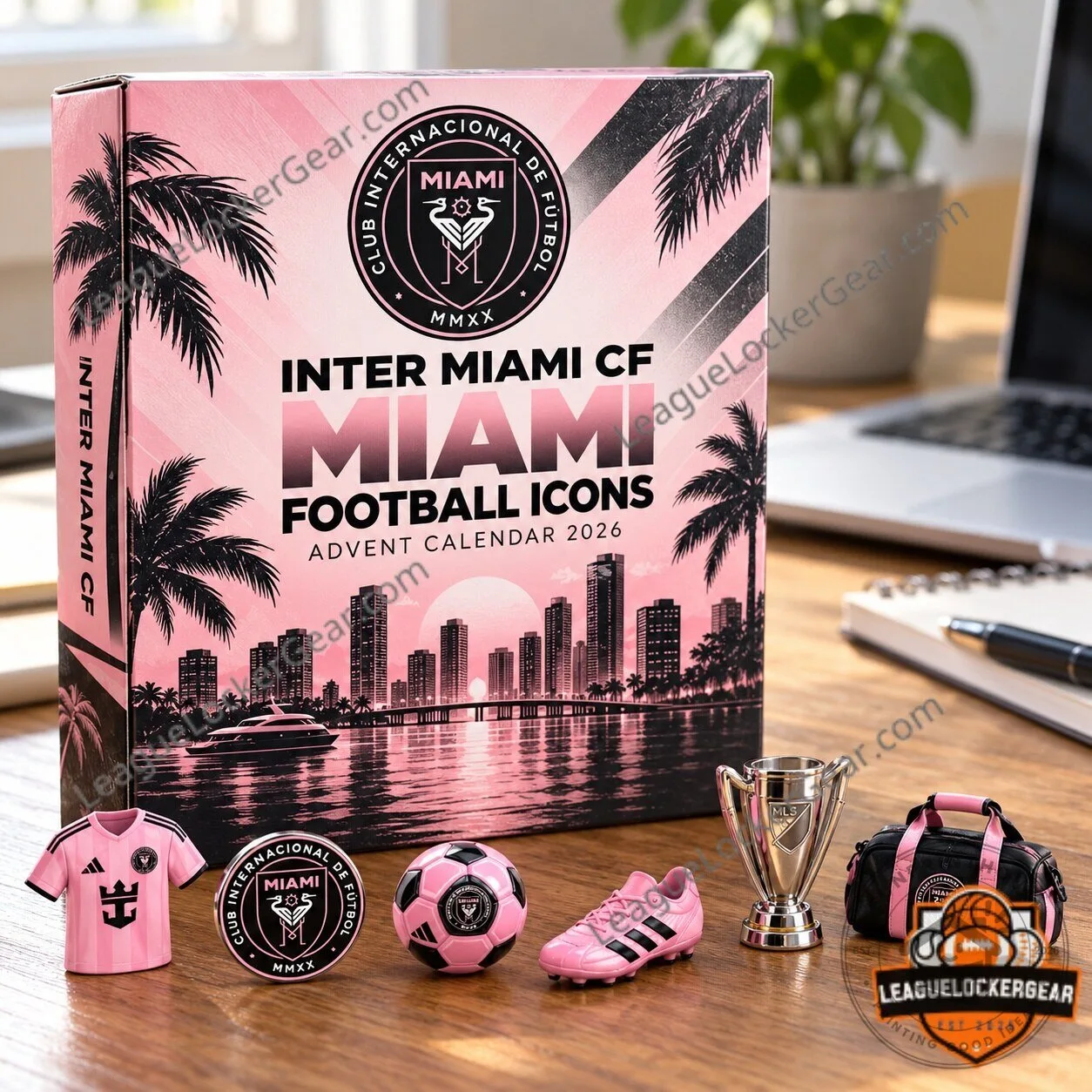 Inter Miami CF Football Icons Advent Calendar 2026 Holiday Gift Box 2D