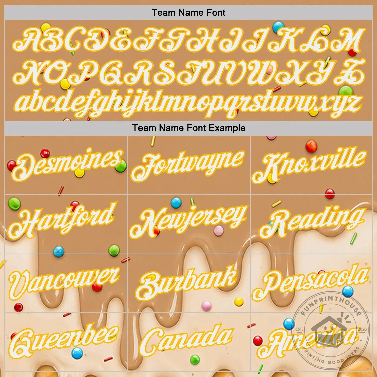 Custom Name and Number Pullover Hoodie with Ice Cream Waffle Cone Drip Sprinkles Design 15 Custom Name and Number Pullover Hoodie with Ice Cream Waffle Cone Drip Sprinkles Design