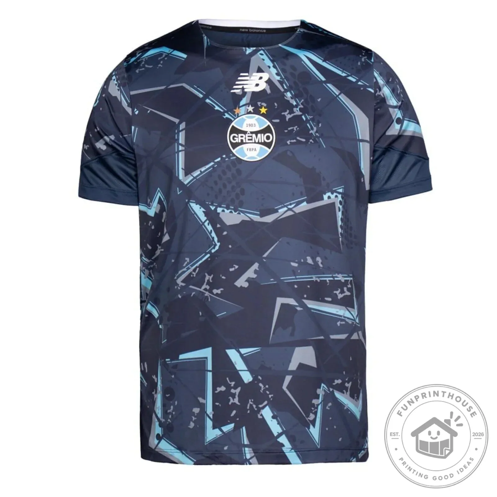 Grêmio Foot-Ball Porto Alegrense Pre-Match Fan Soccer Jersey